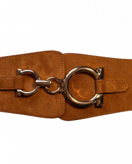 Cinturón elástico camel